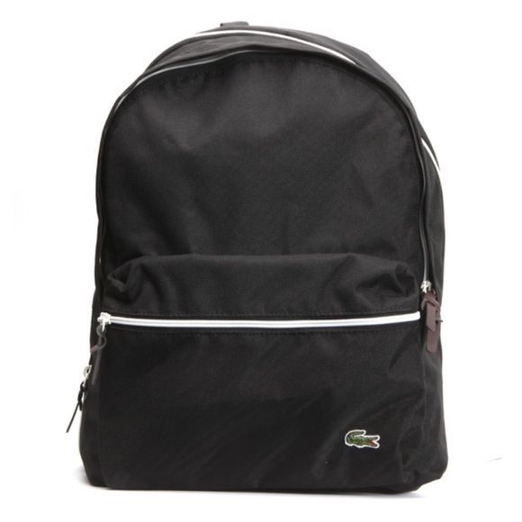 Lacoste Black Backpack - Picture 1 of 9